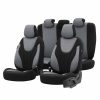Juego de fundas para asientos de coche OTOM RUBY 1202 GREY/BLACK 3-ZIP