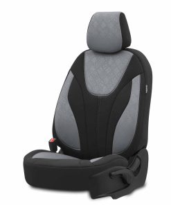 Juego de fundas para asientos de coche OTOM RUBY 1202 GREY/BLACK 3-ZIP