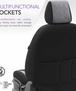 Juego de fundas para asientos de coche OTOM RUBY 1202 GREY/BLACK 3-ZIP