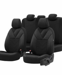 Juego de fundas para asientos de coche OTOM TEMPO 1501 BLACK NZ