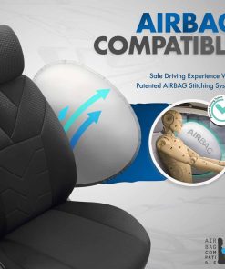 Juego de fundas para asientos de coche OTOM TEMPO 1501 BLACK NZ