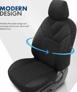 Juego de fundas para asientos de coche OTOM TEMPO 1501 BLACK NZ