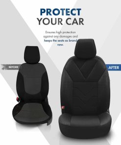 Juego de fundas para asientos de coche OTOM TEMPO 1501 BLACK NZ