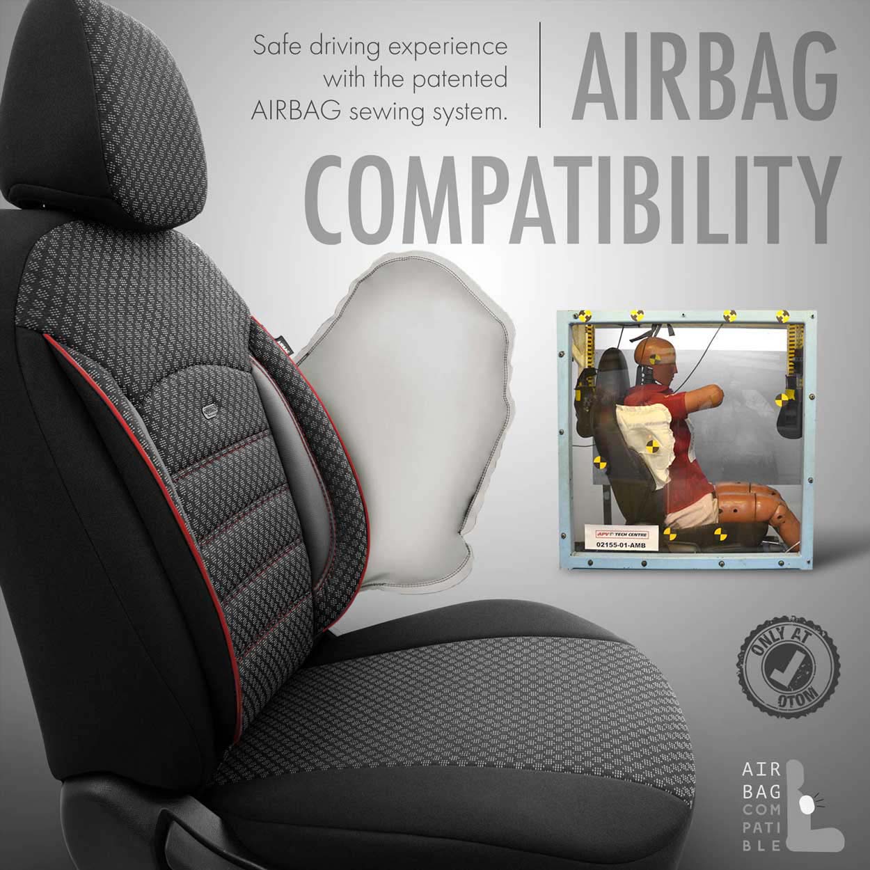Juego de fundas para asientos de coche OTOM SPORT PLUS 102 9 Juego de fundas para asientos de coche OTOM SPORT PLUS 102