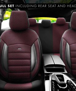Juego de fundas para asientos de coche OTOM SPORT PLUS 103 BURGUNDY NZ