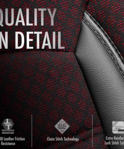 Juego de fundas para asientos de coche OTOM SPORT PLUS 103 BURGUNDY NZ