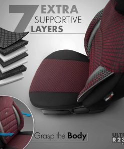 Juego de fundas para asientos de coche OTOM SPORT PLUS 103 BURGUNDY NZ