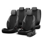 Juego de fundas para asientos de coche OTOM ADVANCED 204 BLACK BABYFACE 3-ZIP