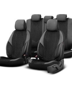 Juego de fundas para asientos de coche OTOM ADVANCED 204 BLACK BABYFACE 3-ZIP