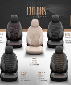 Juego de fundas para asientos de coche OTOM ADVANCED 204 BLACK BABYFACE 3-ZIP