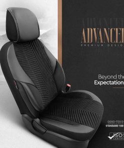 Juego de fundas para asientos de coche OTOM ADVANCED 204 BLACK BABYFACE 3-ZIP