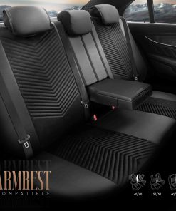 Juego de fundas para asientos de coche OTOM ADVANCED 204 BLACK BABYFACE 3-ZIP