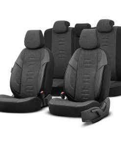 Juego de fundas para asientos de coche OTOM THRONE 102 SMOKED 3-ZIP
