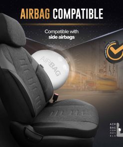 Juego de fundas para asientos de coche OTOM THRONE 102 SMOKED 3-ZIP 12 Juego de fundas para asientos de coche OTOM THRONE 102 SMOKED 3-ZIP