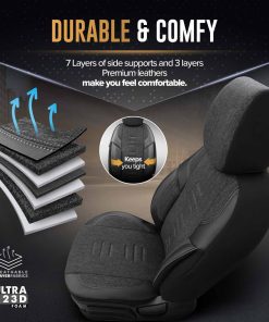 Juego de fundas para asientos de coche OTOM THRONE 102 SMOKED 3-ZIP 13 Juego de fundas para asientos de coche OTOM THRONE 102 SMOKED 3-ZIP