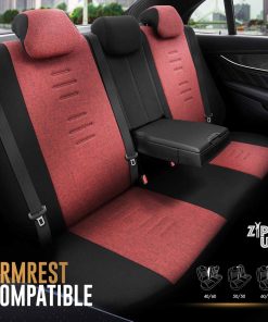 Juego de fundas para asientos de coche OTOM THRONE 103 RED 3-ZIP