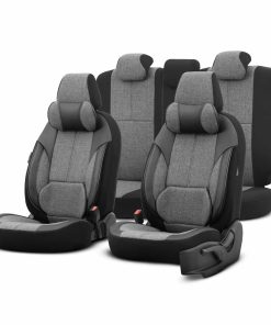 Juego de fundas para asientos de coche OTOM VOYAGER 102 SMOKED 3-ZIP