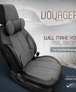 Juego de fundas para asientos de coche OTOM VOYAGER 102 SMOKED 3-ZIP