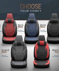 Juego de fundas para asientos de coche OTOM VOYAGER 102 SMOKED 3-ZIP