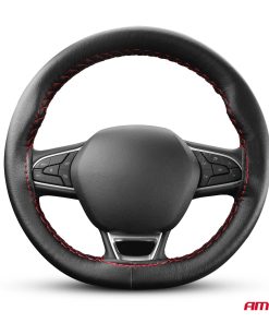 Cubierta del Volante ATADA color negro con hilo rojo 38-39 mm