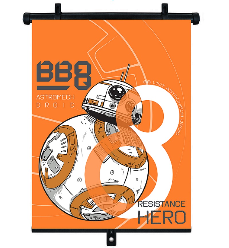 Protector Solar Lateral-Enrollable 1 unid 36x45 cm Star Wars 1 Protector Solar Lateral-Enrollable 1 unid 36x45 cm Star Wars