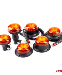 Lámpara Estroboscópica  W21m Magnetico / 3 tronillos R65 R10 18LED 12/24V IP56 AMIO-02925