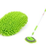 Cepillo telescópico para Lavado de coche con conector de agua 145-247cm AMIO-02399