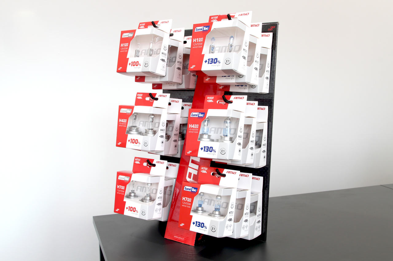 Kit LumiTec 18 unid + Expositor 1 Kit LumiTec 18 unid + Expositor