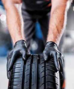 Guantes de nitrilo GoGrip azul talla L, 50 piezas