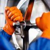 Guantes de nitrilo GoGrip naranja talla M, 50 uds. 12 Guantes de nitrilo GoGrip naranja talla L, 50 uds.