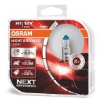 Bombilla Halógena Osram H1 12V 55W P14,5s NIGHT BREAKER UNLIMITED /2 unid./