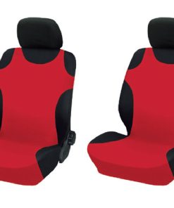Covertor para asiento de coche "Shirts" rojo, 2 unid.