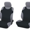 Covertor para asiento de coche "Shirts" negro, 2 unid.