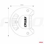 Lámpara de Trabajo AWL20 60LED COMBO 9-36V