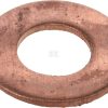 Arandela de cobre 10x21x1,5 mm