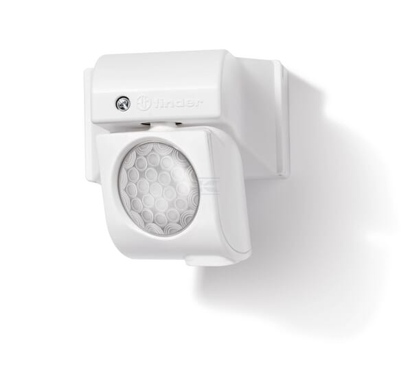 PIR mov. Detector exterior pared, bornes enchufables, 1NO 10A/110-230V AC