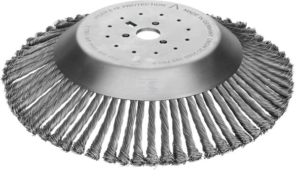 Cepillo para malezas 350 x 64 x 0,8 mm compatible con AS 30 WeedHex 64 nudos