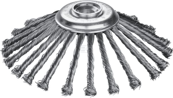 Cepillo para malezas 175 x 0,50 x 25,4 mm Premium 22 nudos