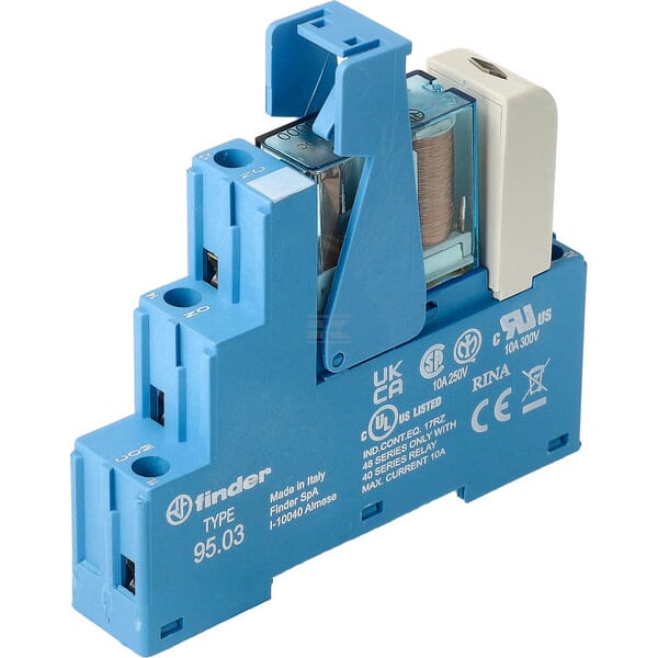 interfaz rel.Mod. terminal tornillo 1CO 10A/24V DC/Agni/LED/diode