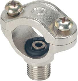 Abrazadera de latón para varilla D20-rosca MS de 1/4"