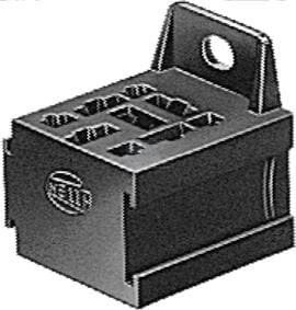 Zócalo de relé - Conector de 9 pines - Manguito de terminal de cuchilla