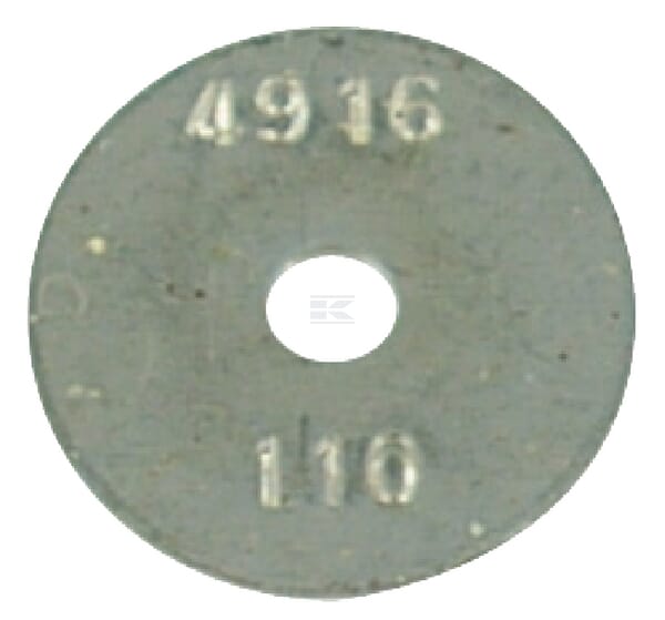 Placa de orificio 29 SS