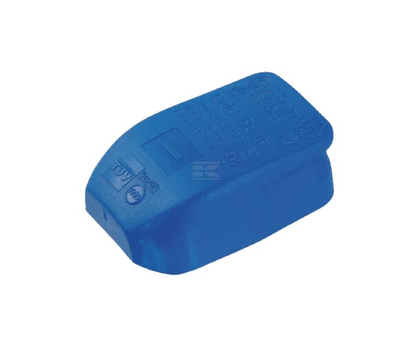 Zapata cable batería azul