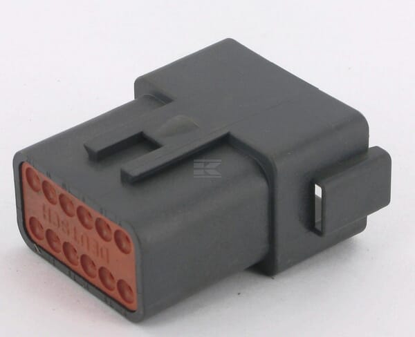 Conector 12 vías hembra