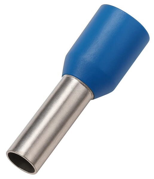 Cable end sleeve 2,5mm² 8mm DIN 46228-4