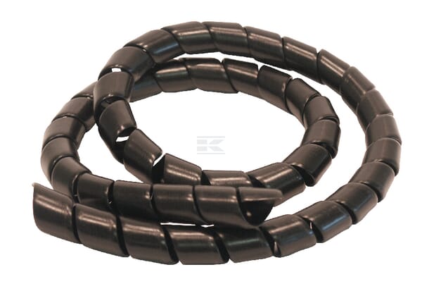 Protector espiral negro 43-55 25m