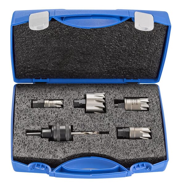 Estuche para taladros de caída desde tubería principal de 20 a 160 mm