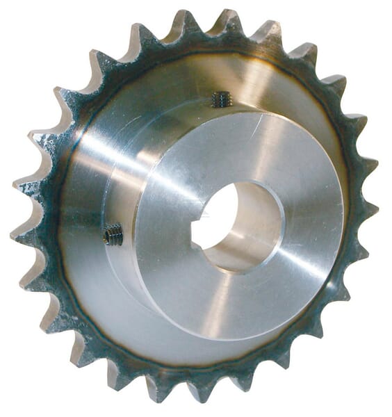 Piñón Simplex 21 dientes, paso cadena 1/2" 08 B-1 orificio 22 mm Kramp
