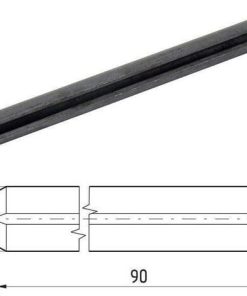 Pasador elástico, Ø7x90 mm, alta resistencia, ISO8752