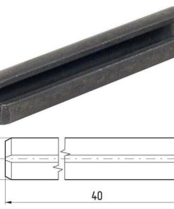 Pasador elástico, Ø8x40 mm, alta resistencia, ISO8752